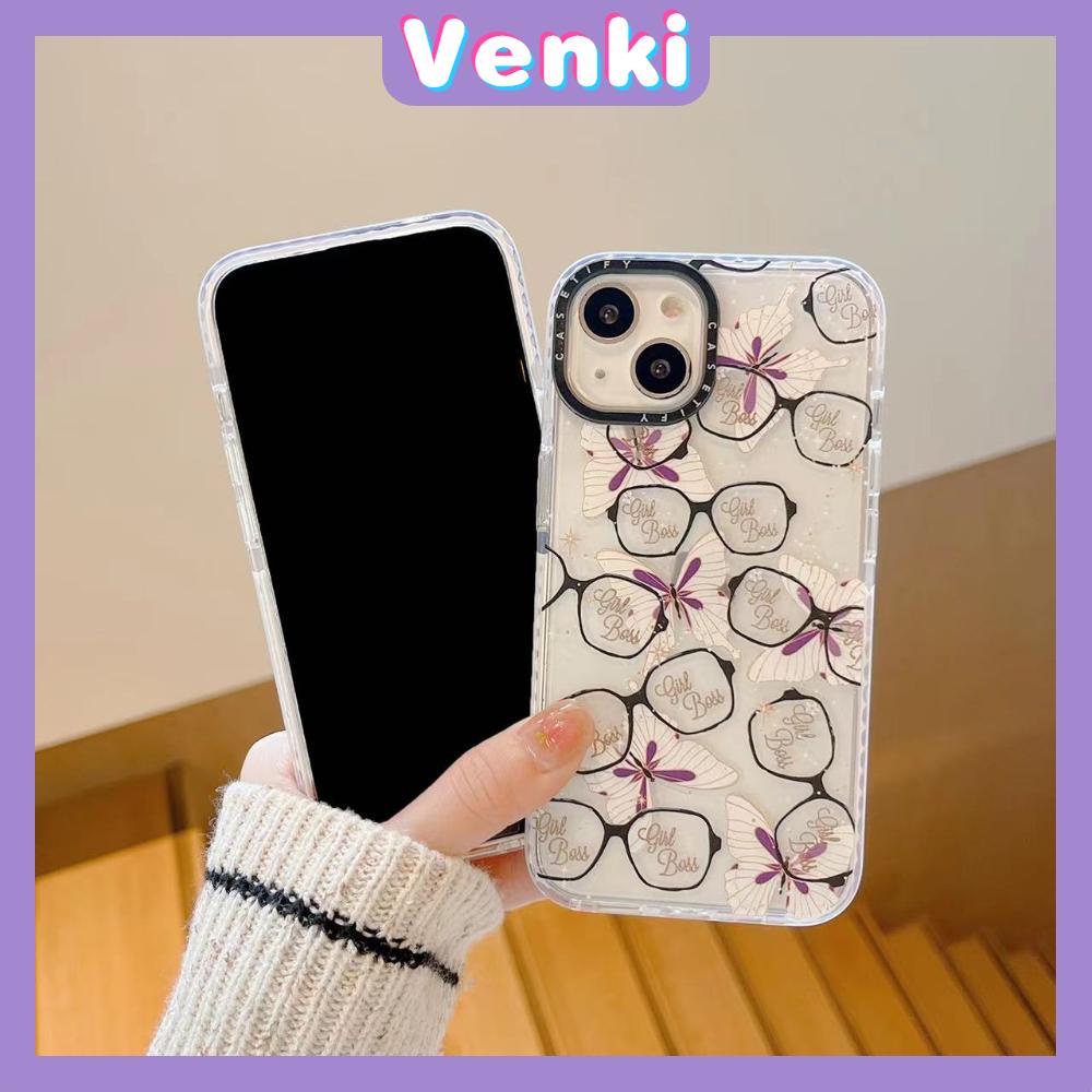 iPhone Case Silicone Soft Case Clear Case Thickened Shockproof Protection Camera English Butterfly Compatible with For iPhone 11 iPhone 13 Pro Max iPhone 12 Pro Max iPhone 7Plus xr