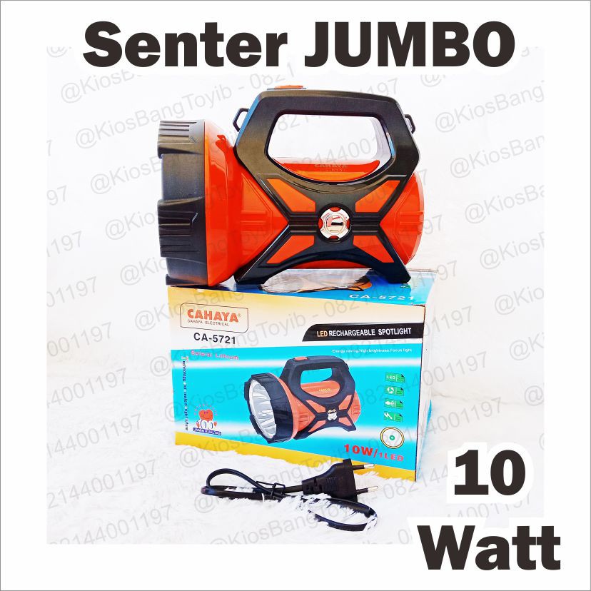 Senter JUMBO LED 10 Watt Cahaya CA-5721