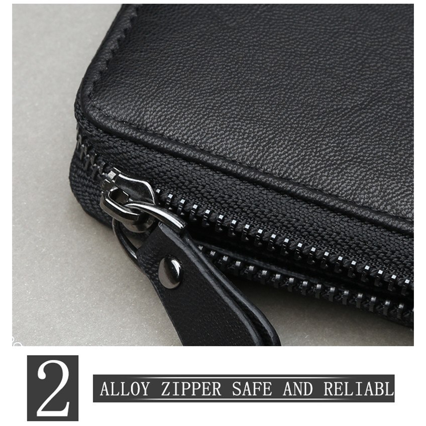 BAELLERRY D9250 Dompet Lipat Kulit Pria WK-SBY