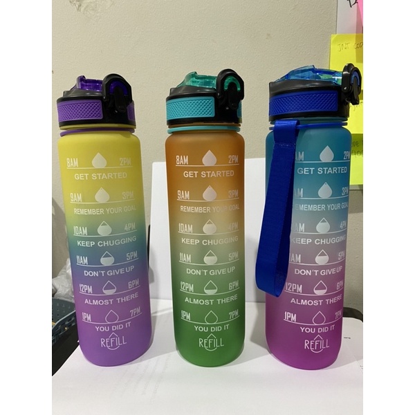 [READY STOK] Botol Tritan 1L BPA FREE, FOOD GRADE / Botol Tritan 1 Liter Original/Botol Motivasi/BPA