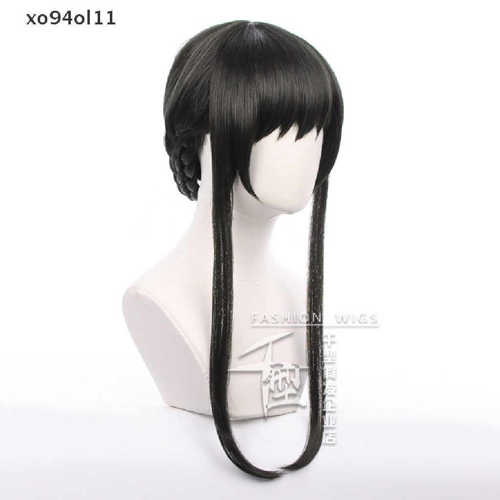 Xo Yor Forger Wigrambut Palsu Panjang Warna Hitam Untuk Cosplay Anime