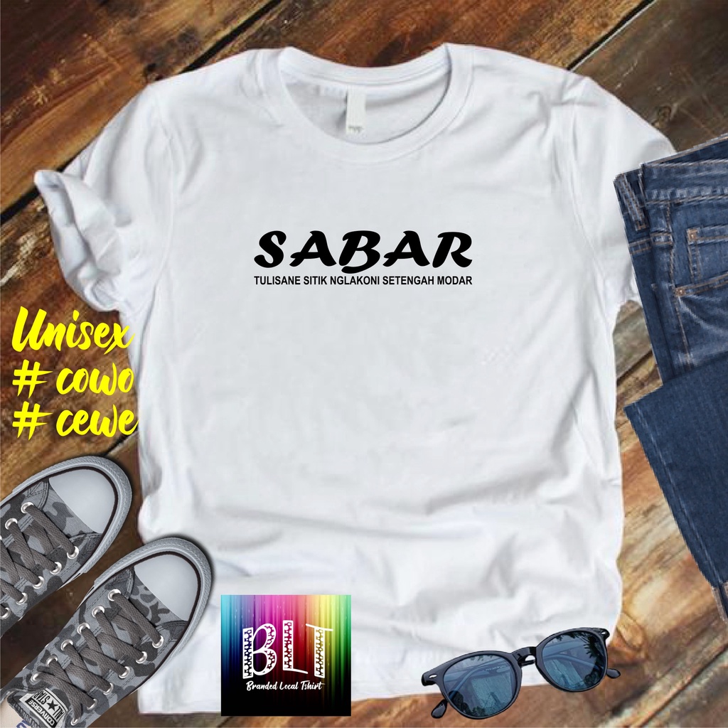 Cod Promo Sabar Kaos Kata Kata Sunda Kaos Terlaris Kualitas Terjamin Kaos Pria Distro Hits 2022 Kaos Murah Kaos Cotton 30s Kaos katun Kaos Bergambar Kaos Distro Kaos Pria Dan Wanita Kaos Kata2 Lucu Kaos Viral Kaos Promo Best Seller