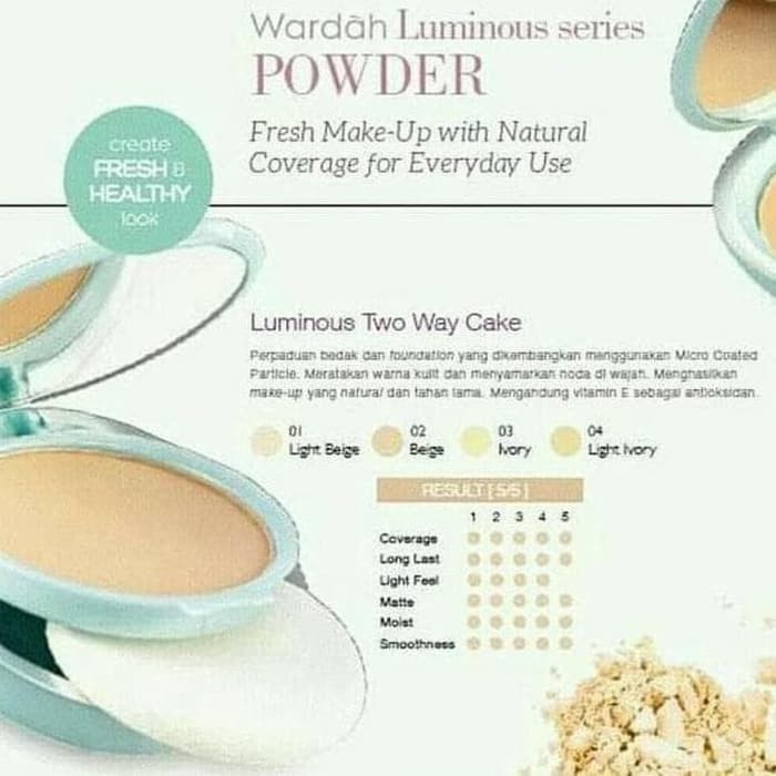 ★ BB ★ WARDAH Everyday Luminous Two Way Cake Full - Refill