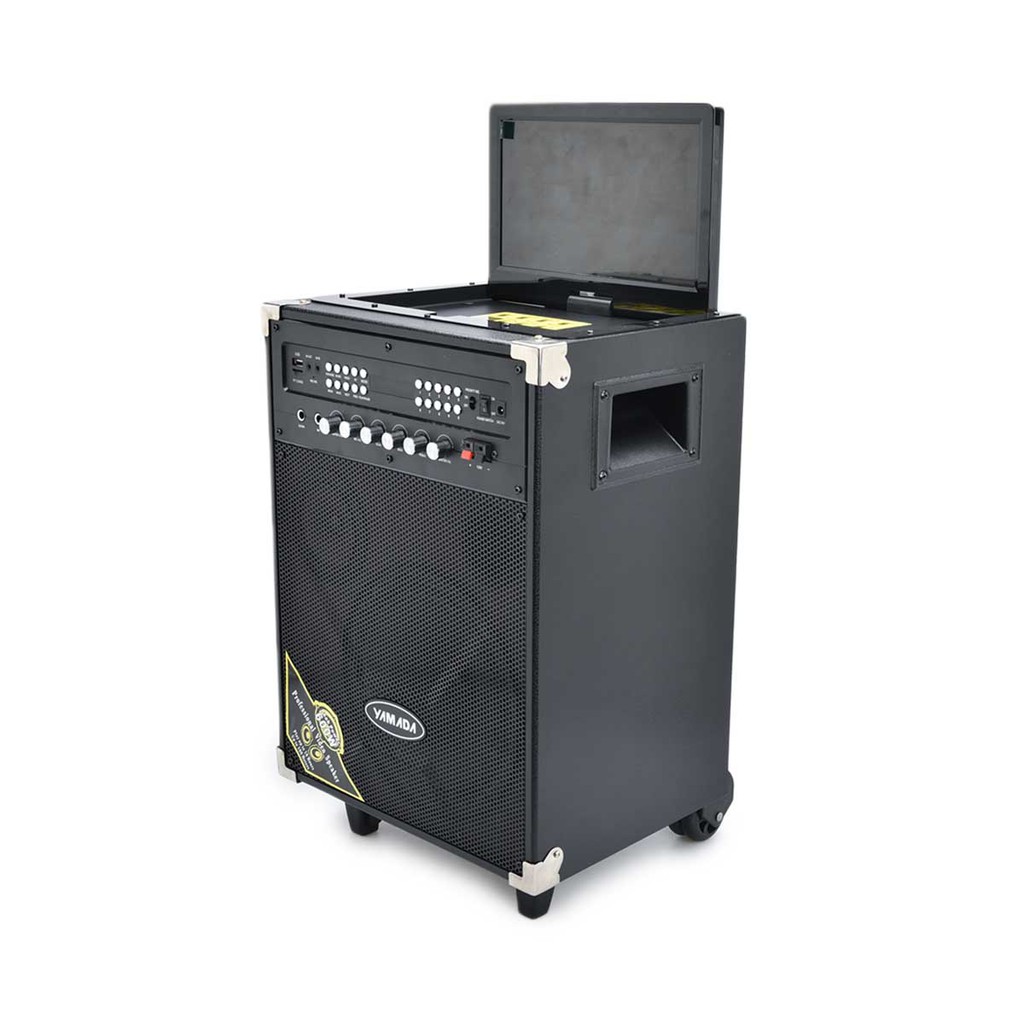 YAMADA DM-T5 600W Audio Video Speaker 10.1 HD TFT Screen MP3 MP4 Wireless Microphone Karaoke Not JBL