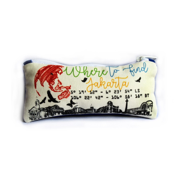 

Tempat Pensil Pouch Anak Kanvas Souvenir Khas Jakarta CP2 016