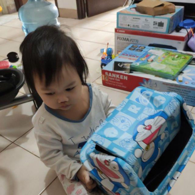 Ready Stok / Bisa Cod/ Tempat Sampah Karakter 10 Liter Tutup Goyang (handmade)