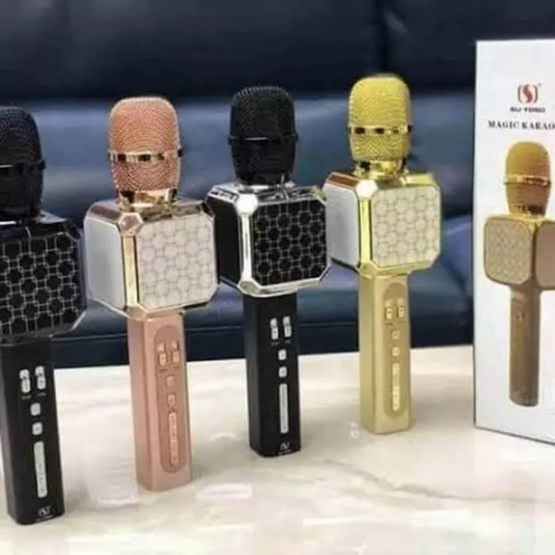 mic original 100% ys69 mic bluetooth wireless original microphone bluetooth smule micgeek mikrofon b