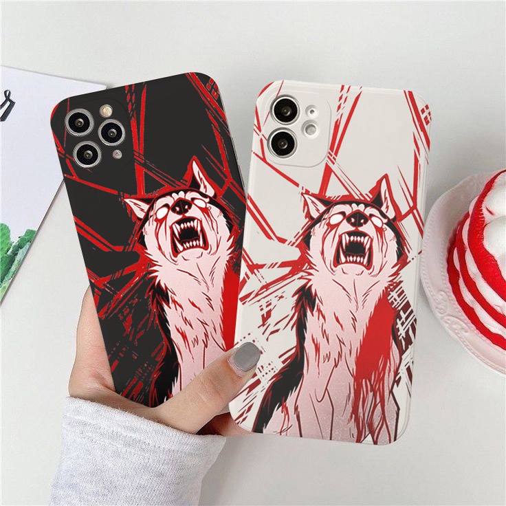 Case Oppo F7 / A33W / A53 , A33 2020 / A37 / A15 / A16 / A5s , A7 , A12 MACARON "WOLF BLOOD" Univers