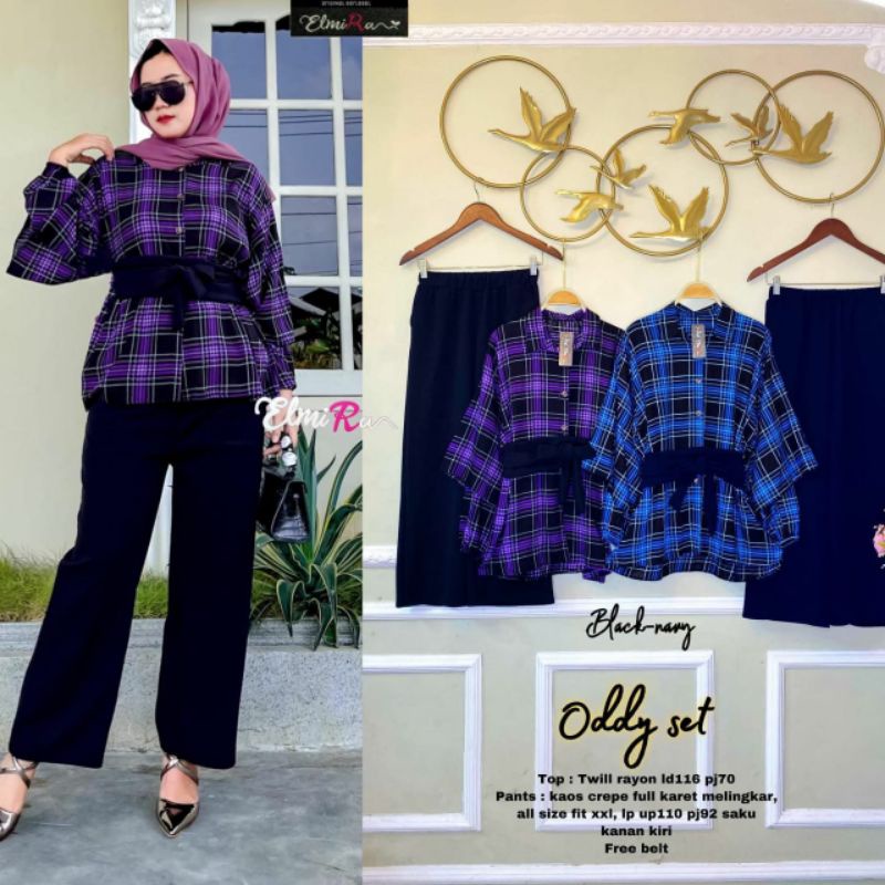 ODDY SET BY ELMIRA (ONE SET WANITA) Set wanita rekomended