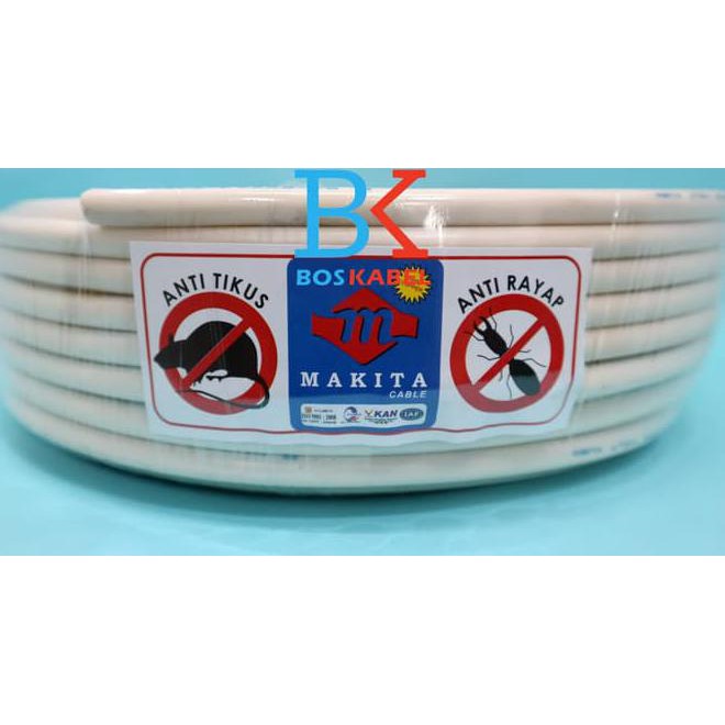 Segera beli KABEL NYM MAKITA 3x1,5 / KABEL LISTRIK MAKITA NYM 3x1.5 | (50 M) Best Quality Terjamin