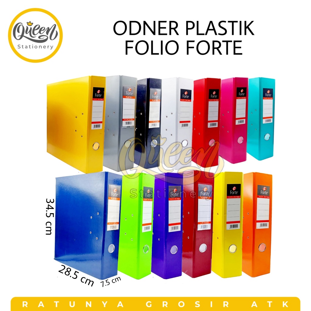 

1 PCS ODNER PLASTIK FOLIO FORTE / ORDNER / FILE ORGANIZER