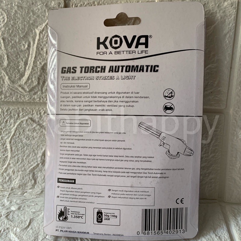 KOVA GAS TORCH AUTOMATIC / ALAT PEMATIK OTOMATIS