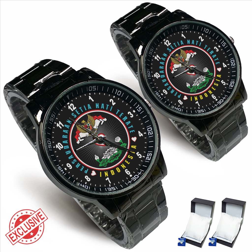 Jam Tangan Rantai Couple PSHT INDONESIA 02 (Cool)