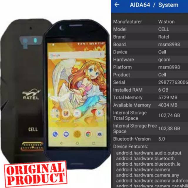 Smartphone Ratel 6gb 128gb Nfc Shopee Indonesia