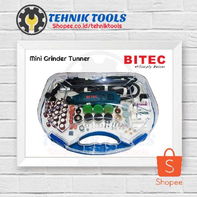 Gerinda Mini Bitec SGM3000 Mesin Gerinda Listrik Mini Tunner Mesin Potong Mini Tunner Gerinda Tangan