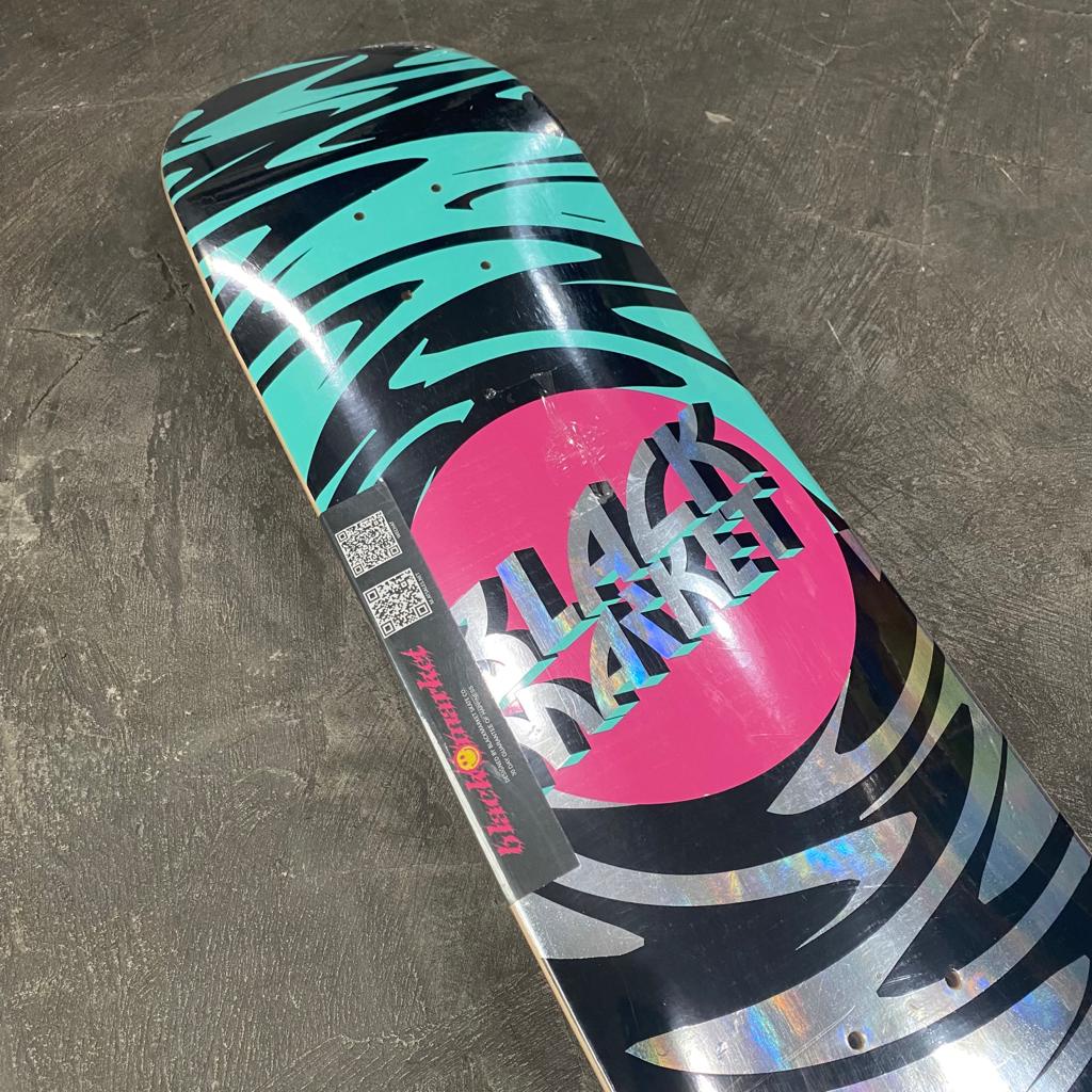 Deck skateboard BM black markett skateboard papan wheels griptape truck bearing original puppets