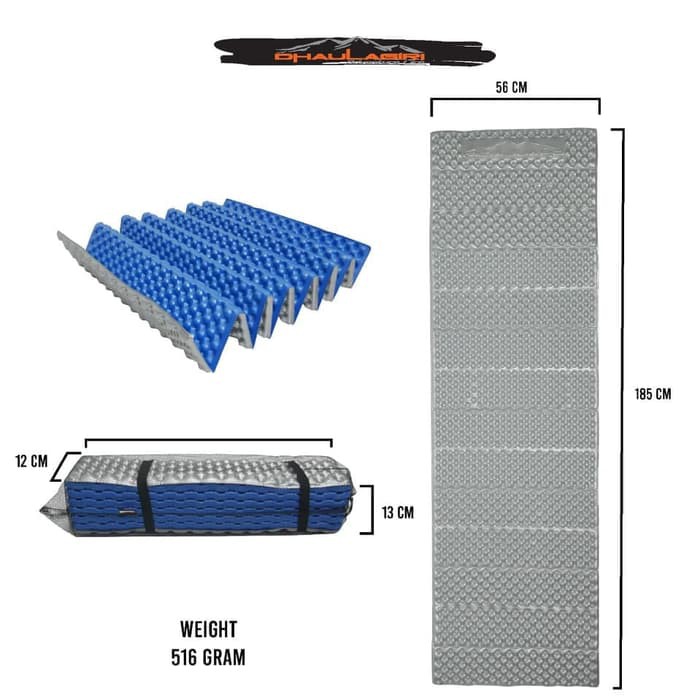 Sleeping Foam Pad Dhaulagiri Matras Lipat Foil Alas Tidur Camping