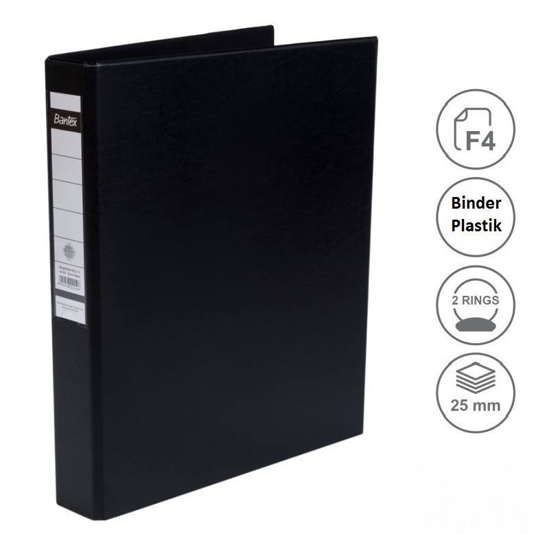 

Bantex Ring Binder 2 Ring Folio F4 Kapasitas Dokumen 25mm