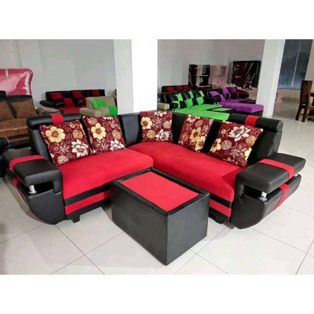 Sofa L Sudut/sofa/sudut
