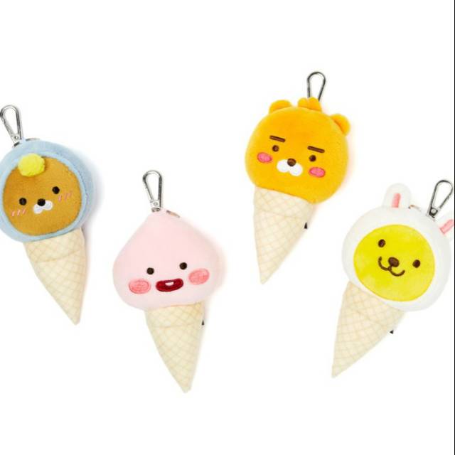 READY - KAKAO FRIENDS LITTLE FRIENDS - ICE CREAM LIL' KEYCHAIN APEACH