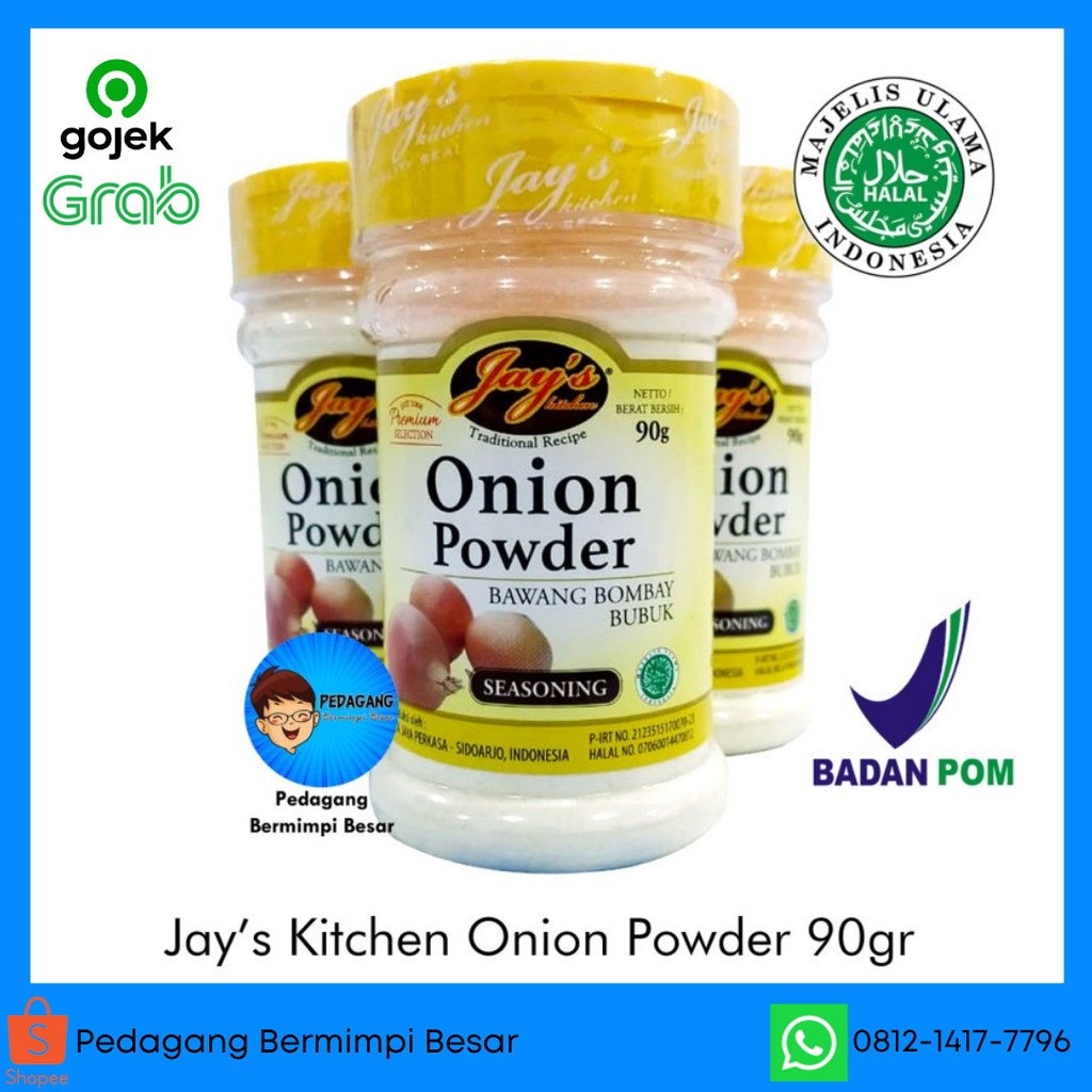 Jay's Kitchen Onion Powder 90gr | Bawang Bombay Bubuk | Onion