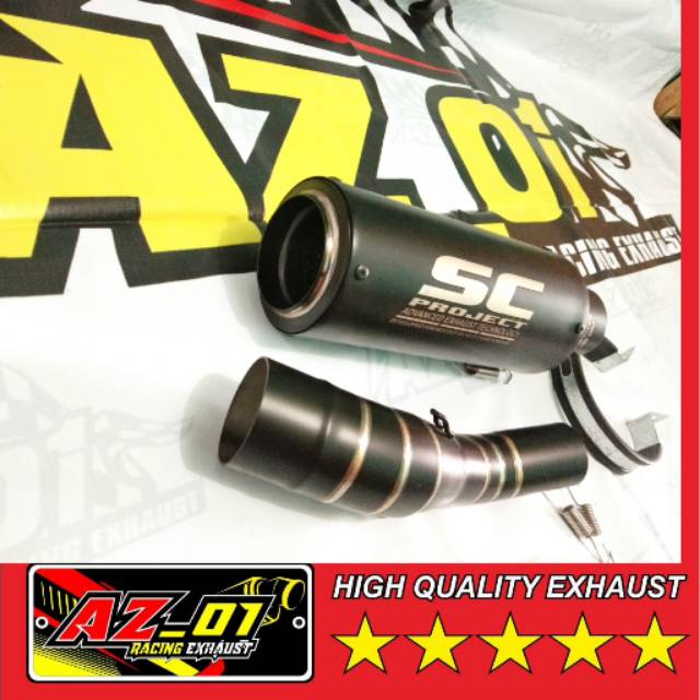 Knalpot Racing Sc project CBR150R facelift slip on CBR150R facelift new CB150R