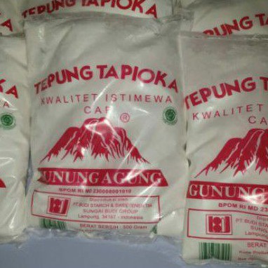 

Tepung Tapioka Gunung Agung 500 gr