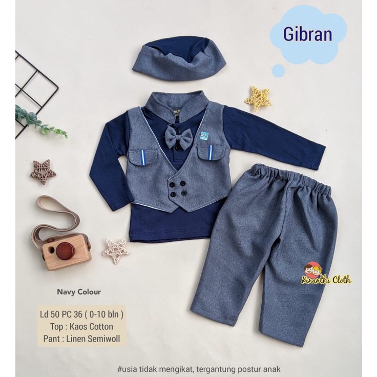 SET KOKO BABY GIBRAN BY KINANTHI CLOTH