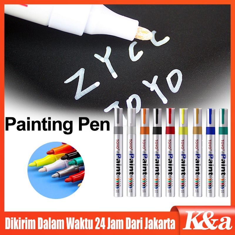 

SPIDOL BAN TOYO ORIGINAL 100% Paint Marker Toyo Original Spidol Nat Keramik Ori IMPORT PERMANEN