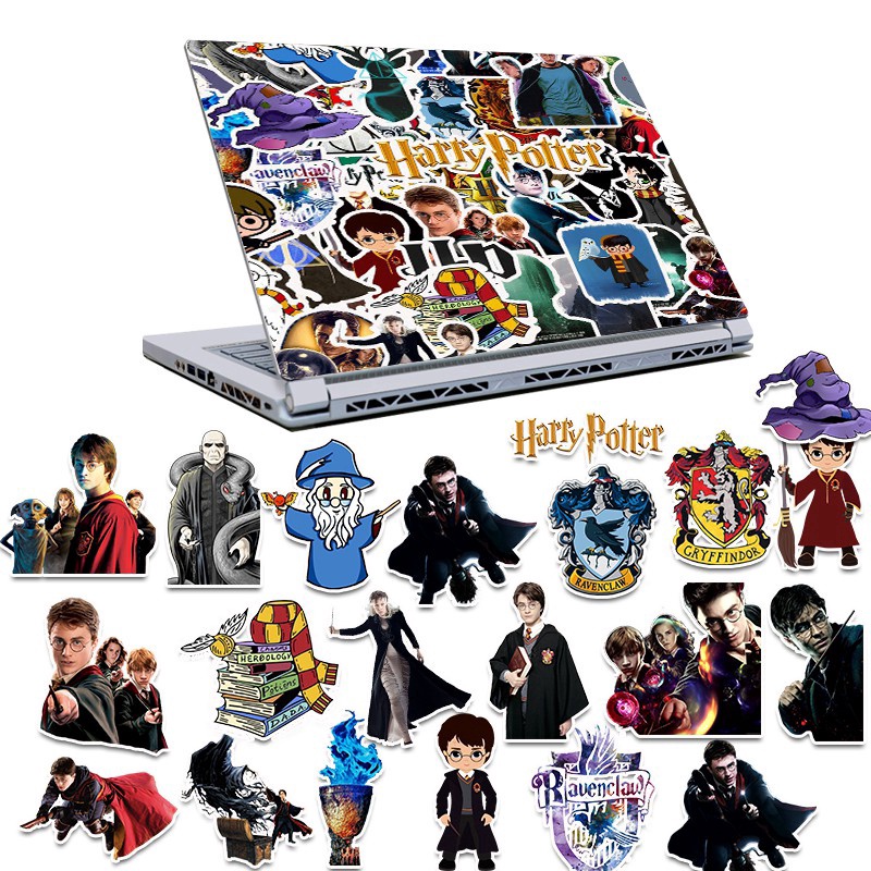 50 pieces of Harry Potter graffiti stickers luggage computer waterproof non-adhesive stickers