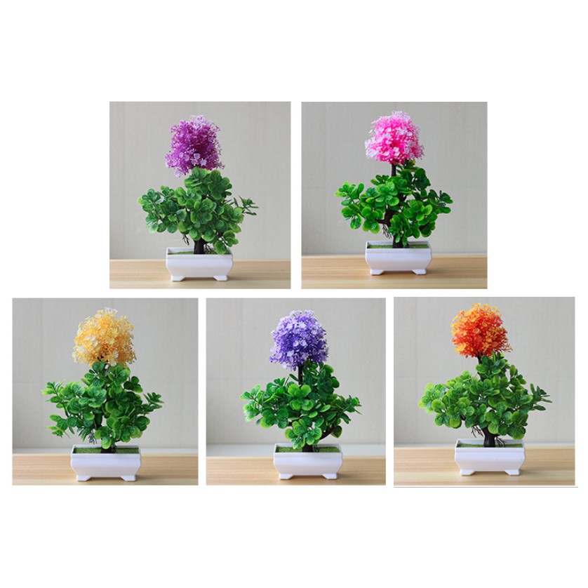 Kunataruma Pot Tanaman Mini Hias Bunga Plastik Artificial Daun Rambat Dekorasi Monstera Kering-2