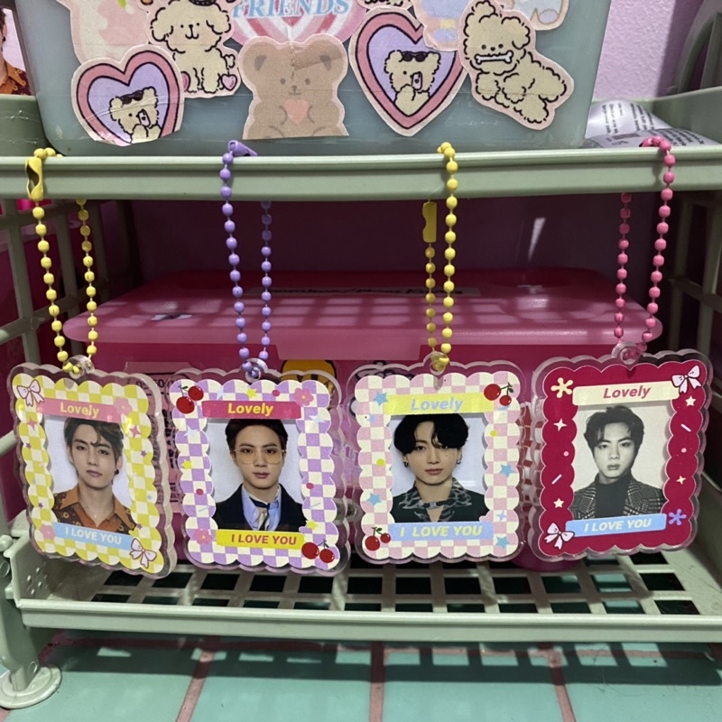 (itspico) Acrylic photo frame cute Keyring