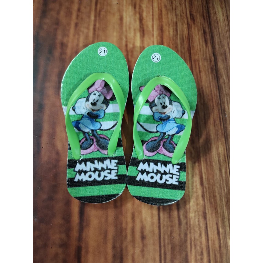 Sandal Anak Banner Motif Minnie Mouse