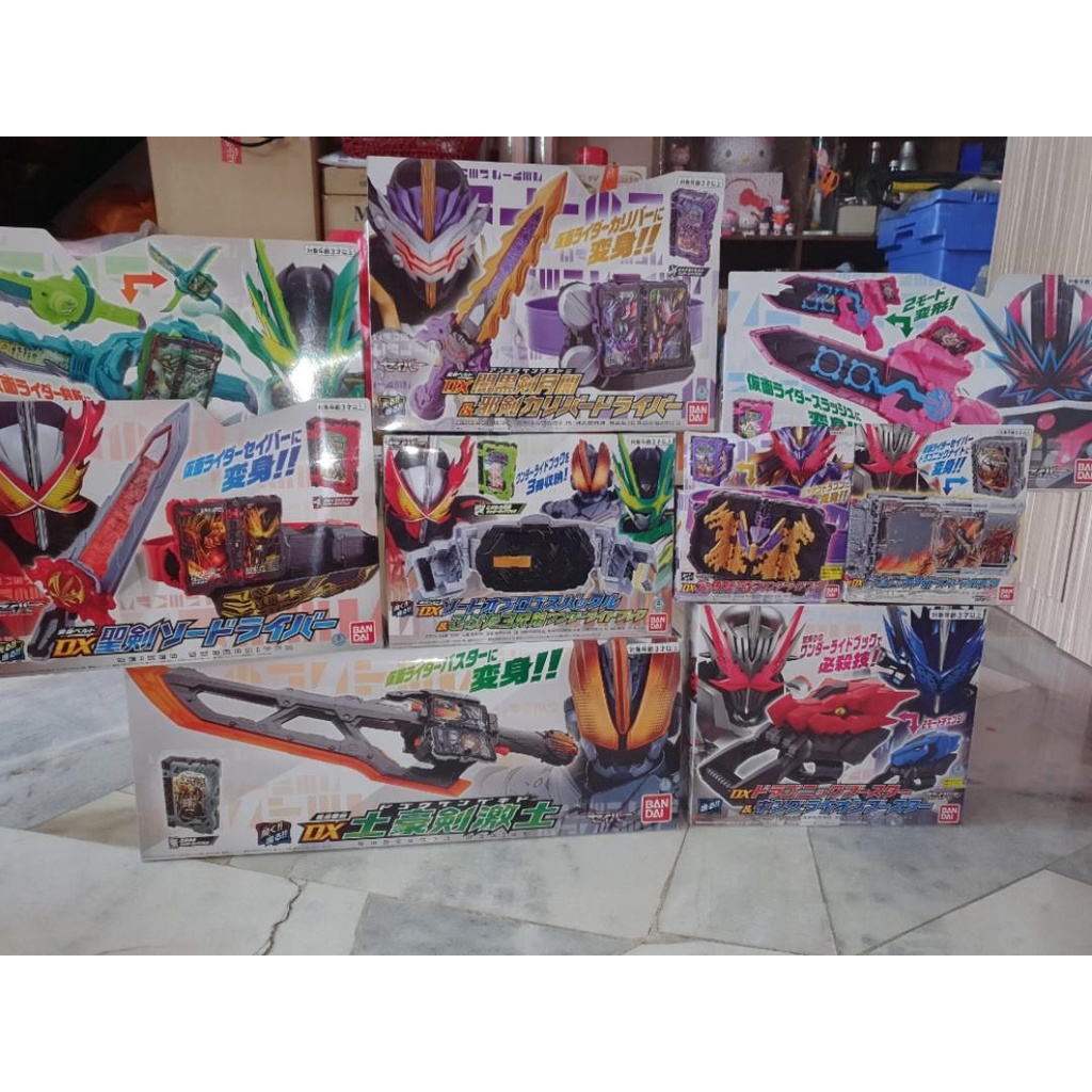 DX KAMEN RIDER SABER - WONDER RIDE BOOK BLADES ESPADA CALIBUR SABELA BUSTER KENZAN SLASH SAIKOU