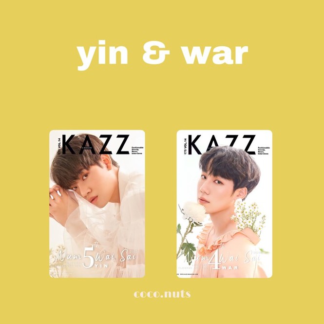 THAI ACTOR PHOTOCARD YIN & WAR