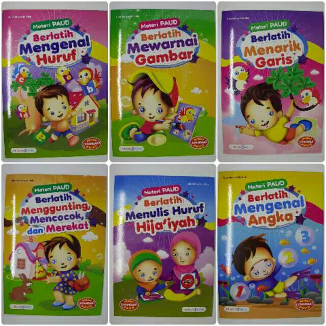 Buku Anak Paud Paket Besar Materi Paud Full Colour | Shopee Indonesia