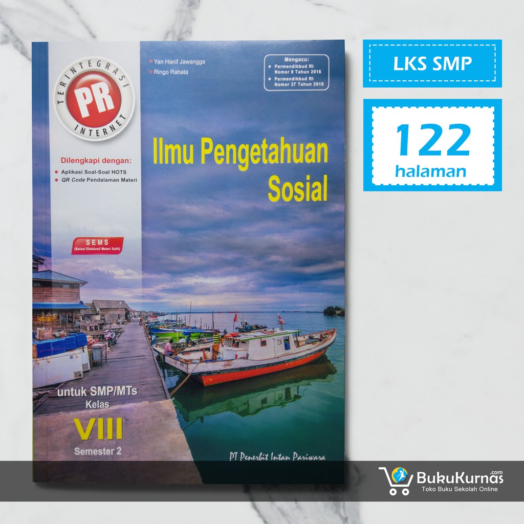 Buku Lks Ips Smp Kelas 8 Semester 2 K13 Intan Pariwara Shopee Indonesia