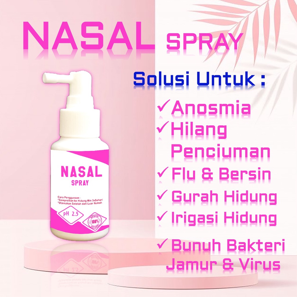 nasal spray strong acid ph 2,5 Anti virus corona covid 19 antiseptic antiseptik spray hidung bayi