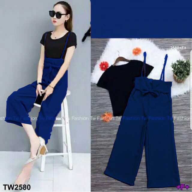 [JUMPER LIOLA SL] Jumpsuit wanita spandek Varian warna