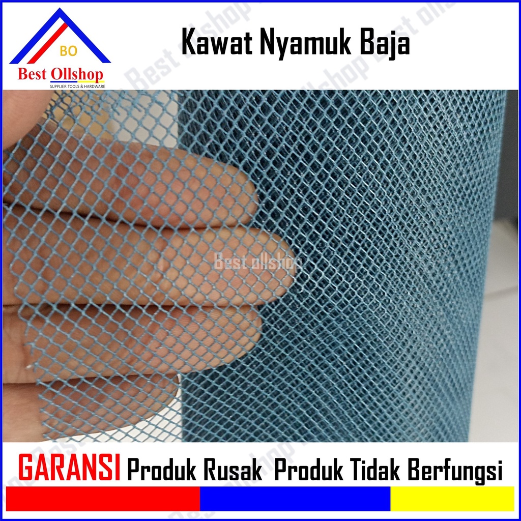 Kawat Nyamuk Jaring Baja / Kasa Nyamuk / Jaring Kawat Parabola Warna Wire Mesh PVC Tebal 50 Cm