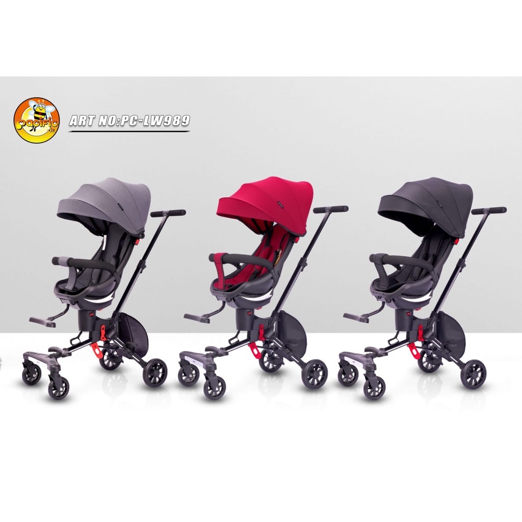 STROLLER PACIFIC MAGIC 989 ADJUSTABLE SEAT / KERETA DORONG