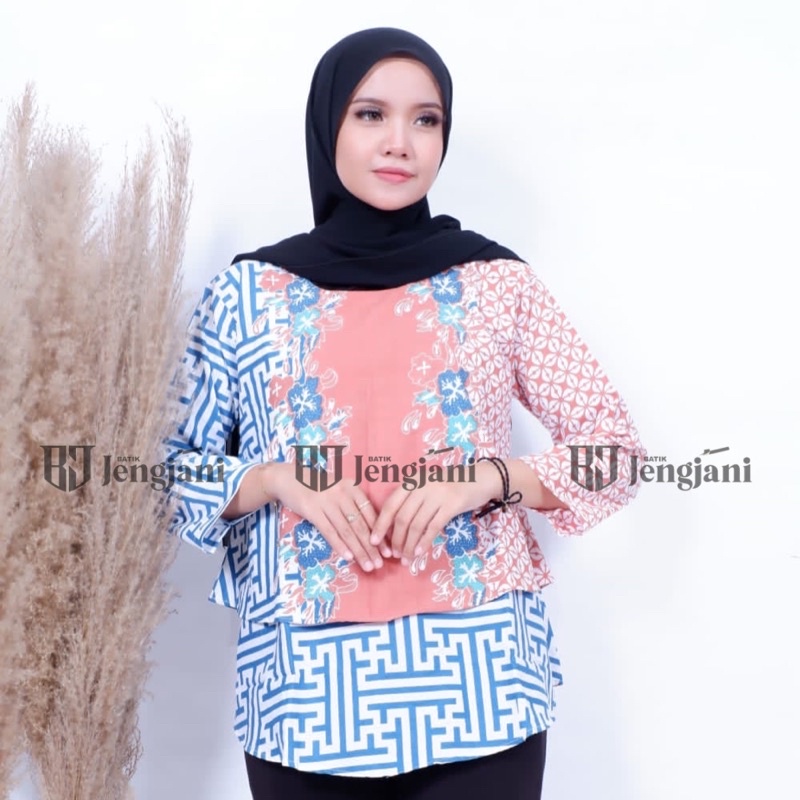 Blouse Kinanthi | Blus Batik Pastel