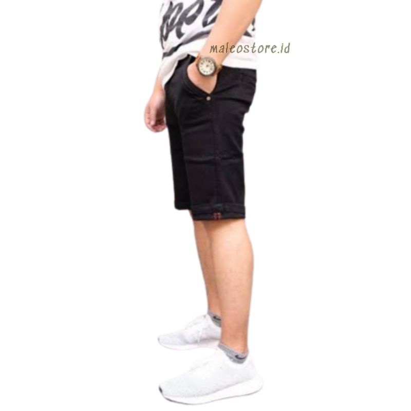 CELANA JEANS PENDEK PRIA /CELANA PENDEK STANDAR REGULER PRIA / SIZE 27 Sampai 38