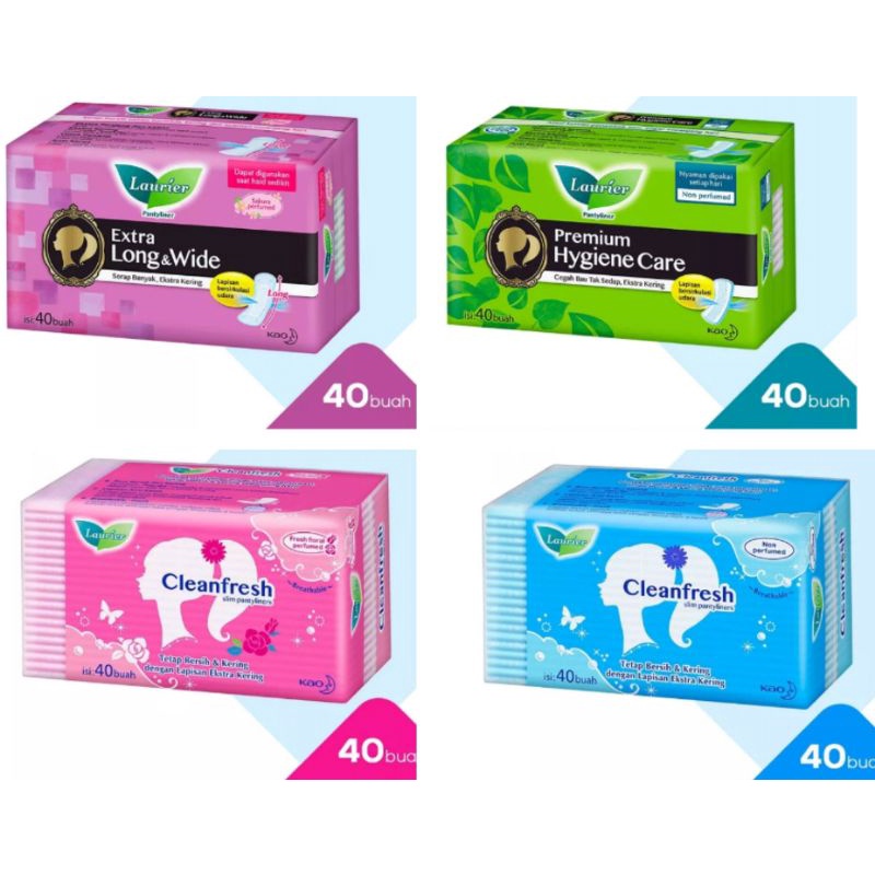 (isi 40) Laurier pantyliner