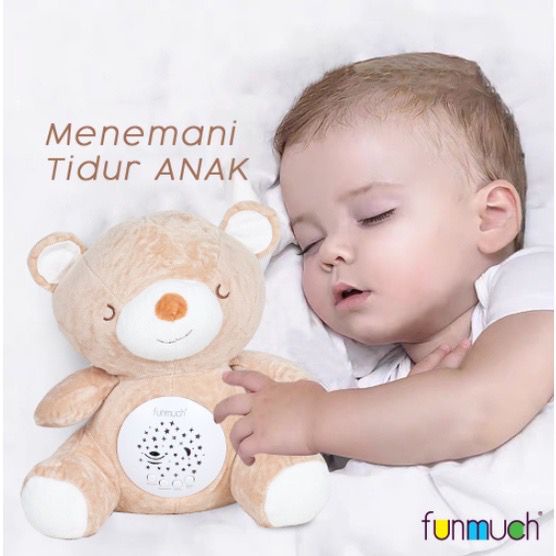 Mainan BONEKA CALM DOLL PROYEKTOR Lucu Dengan Musik Dan Lampu Edukasi