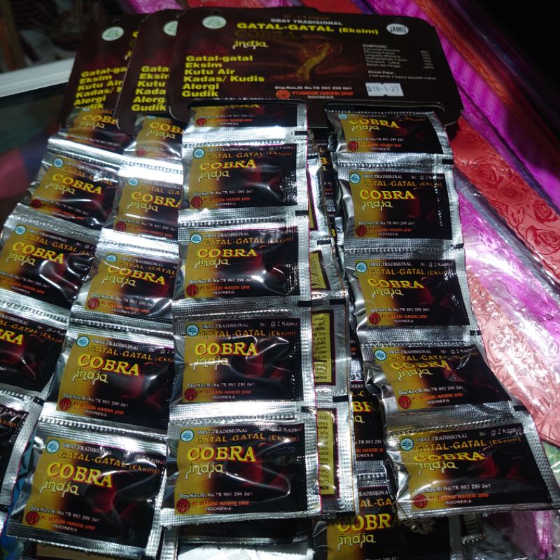 pil kapsul gatal cobra india