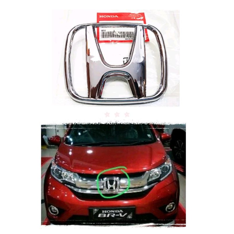emblem logo grill depan honda Brv