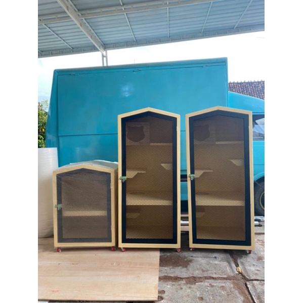 kandang kucing bahan kayu custom minimalis mewah