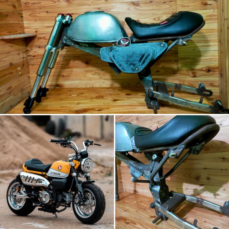 rangka set honda monkey 125 custom  / rangka honda monkey 125