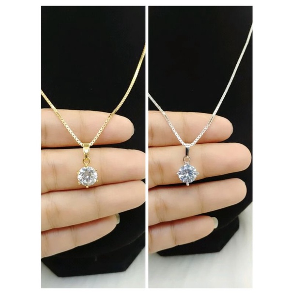 Kalung wanita xuping lapis mas perhiasan Titanium. xuping medan sumbayak